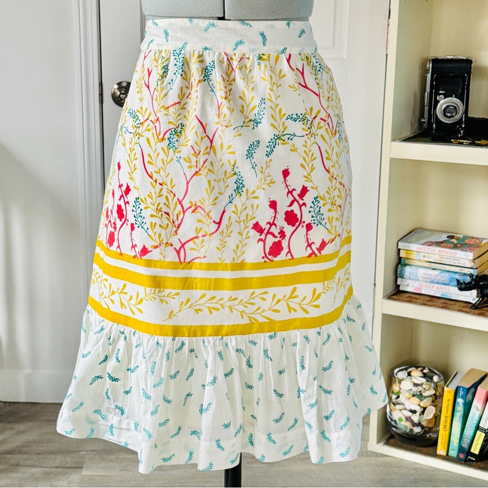 Anthropologie Viola Mixed Pattern Caraway and Coriander peasant skirt (size 2)